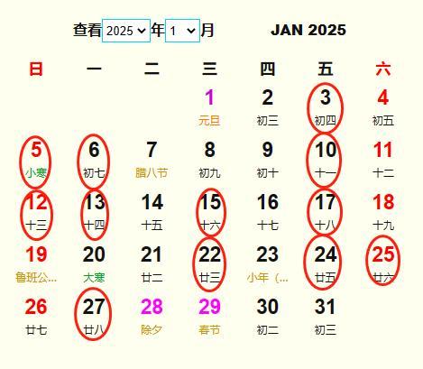 2025年1月1日是吉日 2025年元月1日是吉日吗